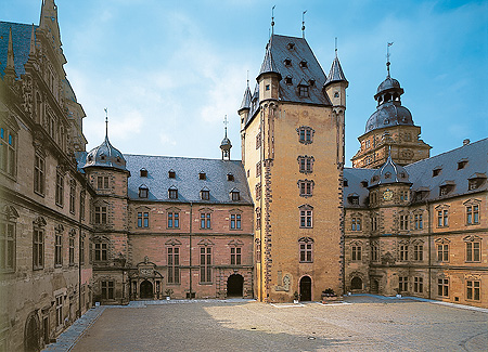Bild: Schloss Johannisburg, Innenhof
