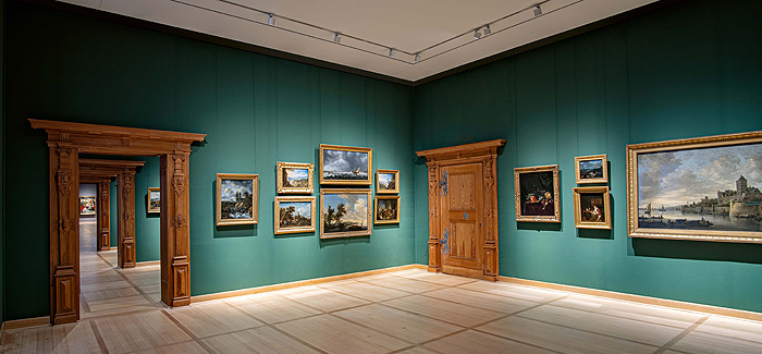 Picture: View into the State Gallery of Johannisburg Palace