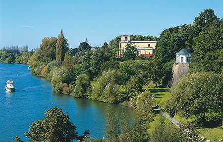 Picture: Aschaffenburg Palace Gardens with Breakfast Temple and Pompeiianum