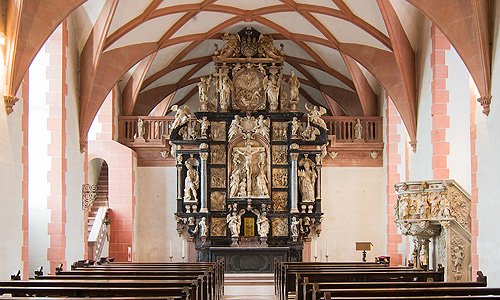 external link to the palace chapel at Johannisburg Palace