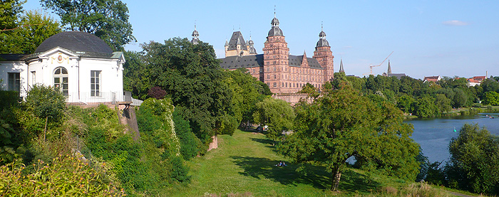 Picture: Aschaffenburg Palace Gardens with Breakfast Temple and Johannisburg Palace